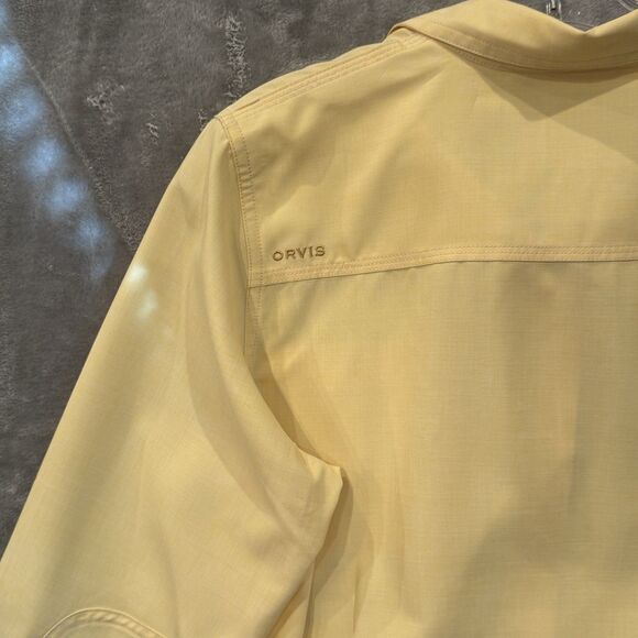Orvis Tech Chambray Butter Work Performance Shirt Long Sleeve M Womens Outdoor - Picture 6 of 9